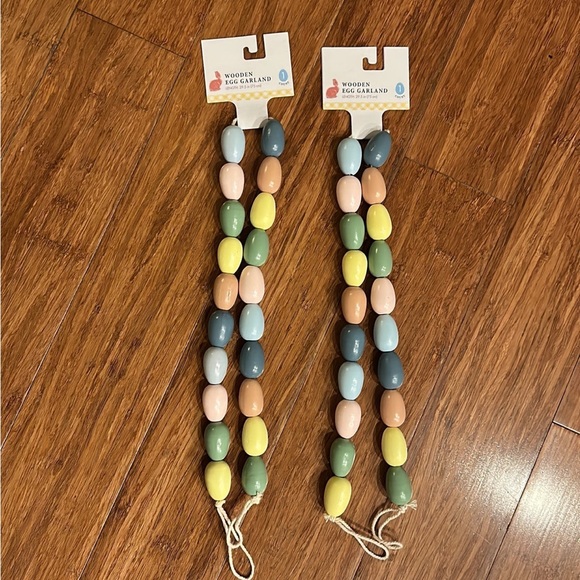 Target Multi-Colored Wooden Egg Garland - Picture 1 of 2